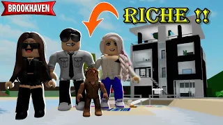 JE ME SUIS FAIT ADOPTER PAR UNE FAMILLE RICHE ENFANT PAUVRE JE DEVIENS RICHE SUR BROOKHAVEN !