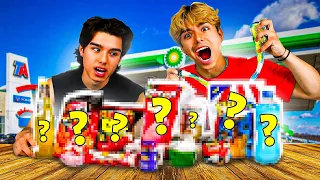 Cegielski Twins TRYING THE WEIRDEST GAS STATION FOODS