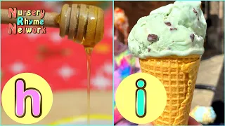 A to Z of Food 🍉 🍭🍏 ABC Singalong Learning Song for Toddlers & Kids ❤️