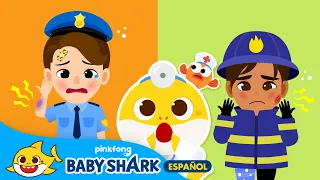 🚨 ¡El Agente de Policía Está Herido! | Tiburón Bebé Juego de Hospital | Baby Shark en español