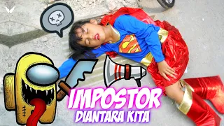 AWAS ADA IMPOSTOR DIANTARA KITA!!! | AMONG US SUPERHERO REAL LIFE | Princess Rara