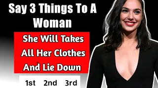Say These Three Things To Women.... || Psychological Facts about Women | Psychology facts about...