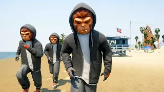 GTA V Gameplay: She Grabs Their Bike, Thieves Hunt Her Down—Michael’s Rage Mode Revenge!