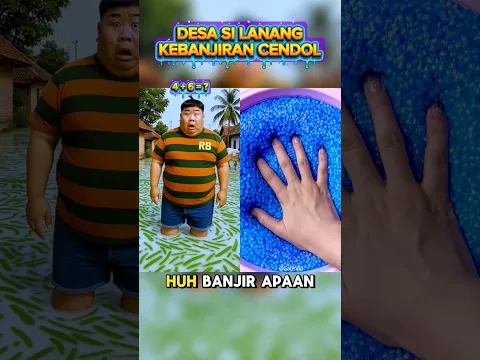 BANJIR ES CENDOL DI DESA SI LANANG‼️ #satisfying #asmr #fyp