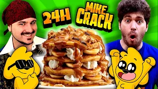 24 Horas COCINANDO a MIKECRACK TODO LO QUE QUIERA! 🥞