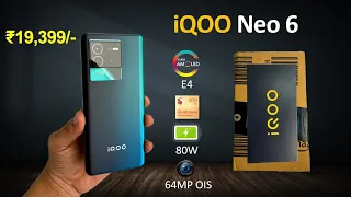 iQOO Neo 6 Unboxing @ ₹19,399* Amazon First Sale Unit | SD 870 🔥 AMOLED 😍 | Cheapest Flagship Phone