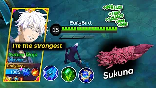 STRONGEST MAGE SATURO GOJO 😱 | XAVIER BEST ONE SHOT ITEM BUILD 2023 🔥 ~ Mobile Legends: Bang Bang