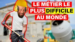 Une JOURNÉE dans LA PEAU d'un MAÇON, l'ENFER ...