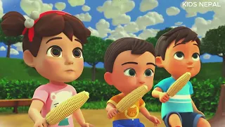 Gham Pani ।। Aagya Basnet ।। Balgeet ।। Kids Nepal Song ।।