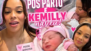 KEMILLY NASCEU - KAMYLINHA CONTA COMO ESTÁ SENDO O PÓS PARTO