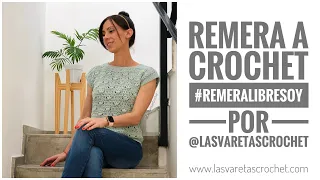 Remera Fácil a Crochet - Blusa paso a paso