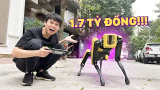 LẦN ĐẦU ĐƯỢC REVIEW... "CHÓ" ROBOT 1,7 TỶ ĐỒNG!!!
