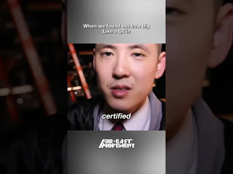 Seeing G6 hit number one was surreal #fareastmovement #LikeAG6 #throwback