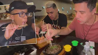 PRIMEIRA VEZ DO BOCA 09 NUM RESTAURANTE JAPONÊS