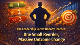 One Small Reorder and Expect Real Outcome Change