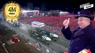 [Full Ver.] N. Korea's nighttime military parade: New ICBM, Kim Jong-un's daughter