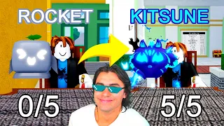 TROCANDO UMA ROCKET POR UMA KITSUNE no Blox Fruits