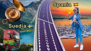 O cursă din Suedia-Spania cu mari bătăi de cap 🤯 #truckvlog 🚚💨