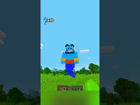 😱Майнкрафт, Но Джин Исполняет Мои Желания... | Жабик #shorts #minecraft #майнкрафт