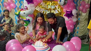 Papa mummy ne Pinkey ka birthday 🎂 🥳celebrate kiya #vlog #birthday #vlogs #celebration
