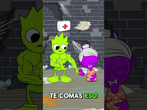 sprunki LIME SALVA a su ABUELA de una ENFERMEDAD!😭❤️ (Sprunki incredibox)