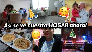😱REACCIÓN DE ALE Y AMELIA EN CASA🏠 + 🤤PRIMERA COMIDA JUNTOS🏠 + ASÍ ESTÁ EL HOGAR😊 | 15 Dic 2022