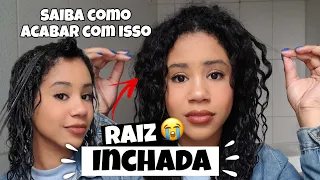 😱 Como Acabar Com a Raiz Inchada do Cabelo Cacheado- Atualizado!