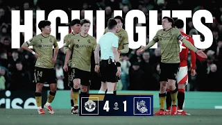 HIGHLIGHTS | Europa League 24-25 | 1/8 vuelta | Manchester United 4 - 1 Real Sociedad