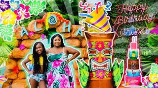 I THREW KARISSA AN EPIC LUAU BIRTHDAY PARTY (MUST WATCH)