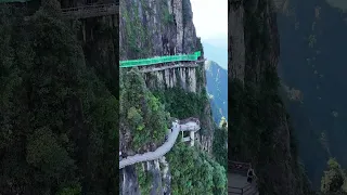 MOST AMAZING TOURISM Mountain - Mangshan Wuzhifeng Scenic Area #mountains #nature