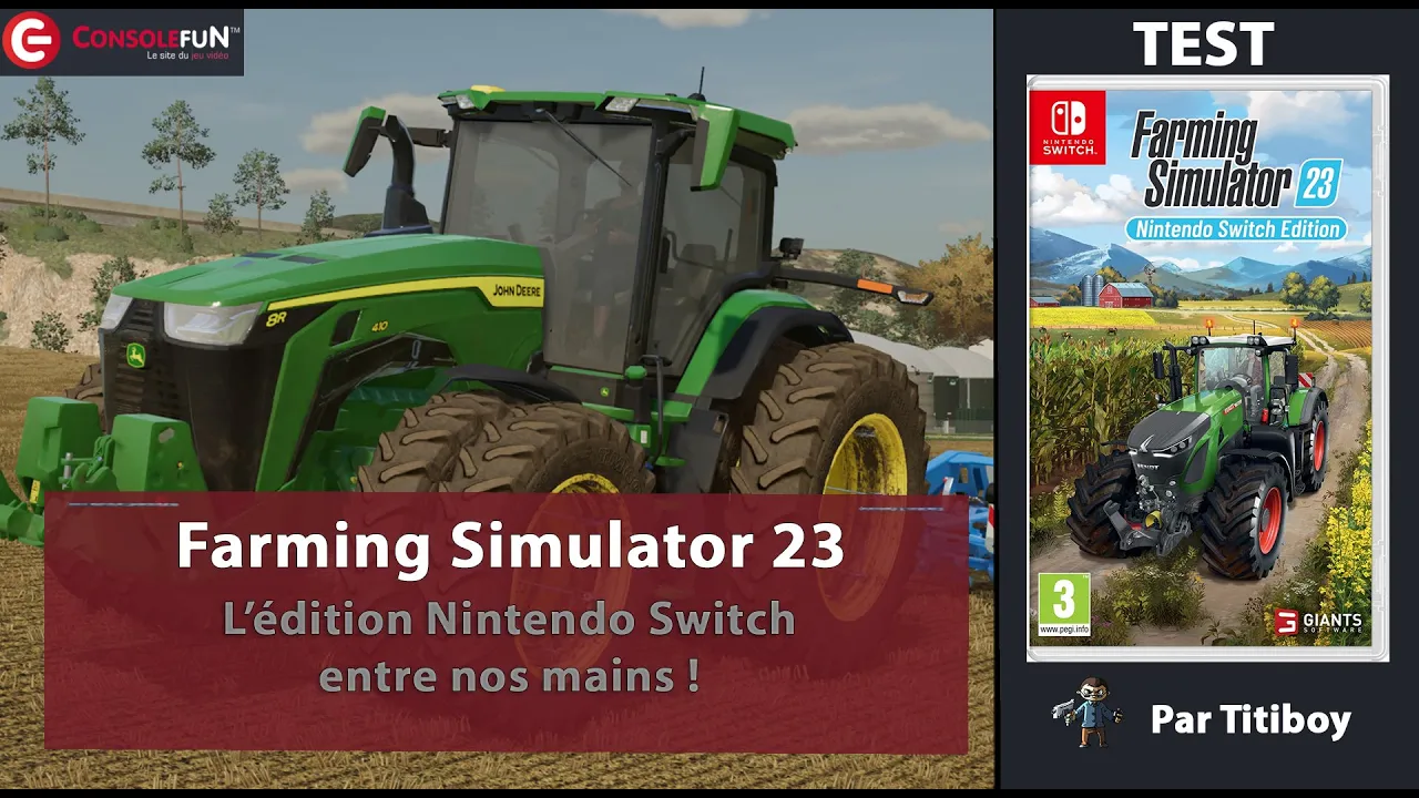Vido-Test de Farming Simulator 23 par ConsoleFun