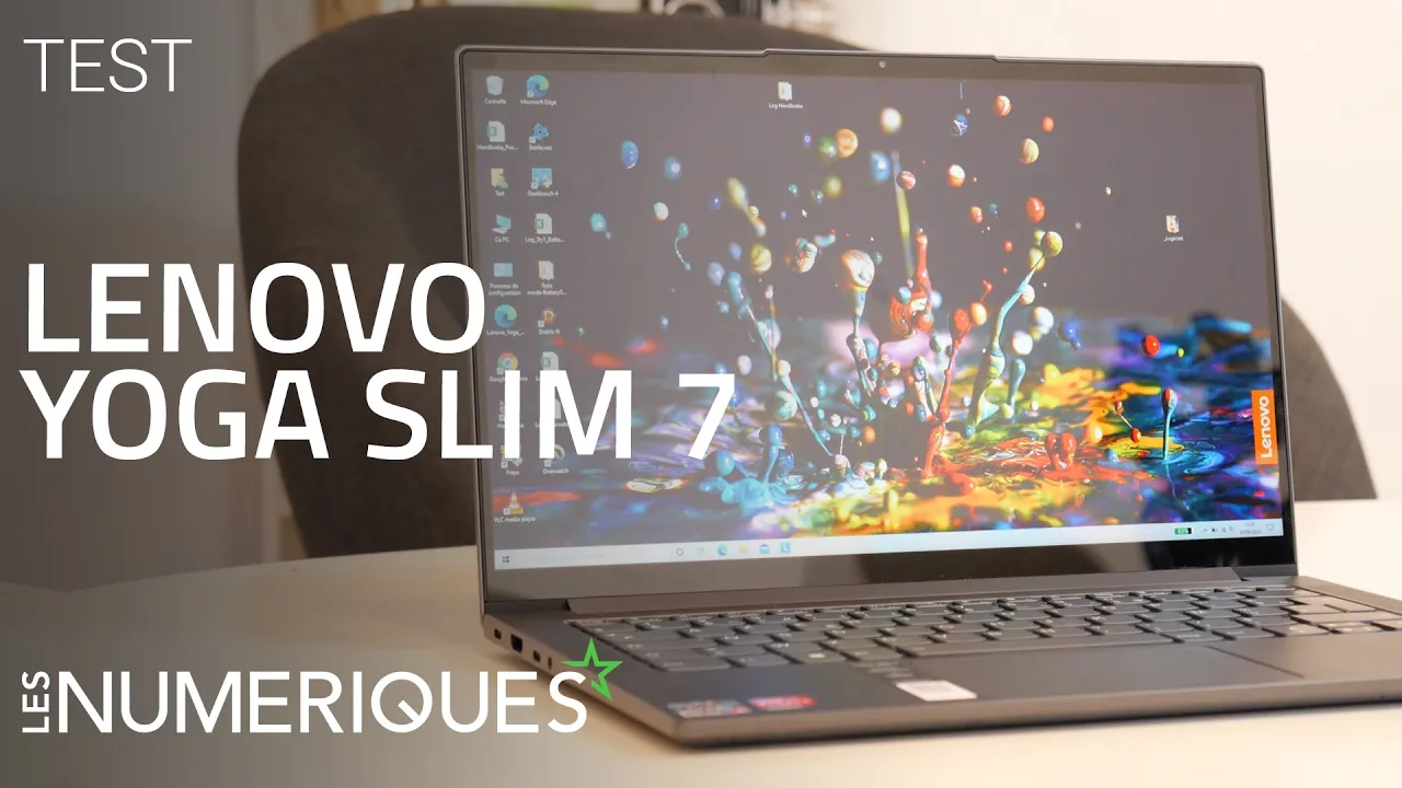 Vido-Test de Lenovo Yoga Slim 7 par Les Numeriques