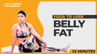 Lose Belly Fat Naturally | Core Strengthening Yoga with Shilpa Shetty
