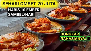 CUMA JUALAN SAMBAL OMSET NGALAHIN GAJI DPR!! HABIS 10 EMBER BESAR SAMBAL/HARI OMSET 600 JUTA/BLN!!