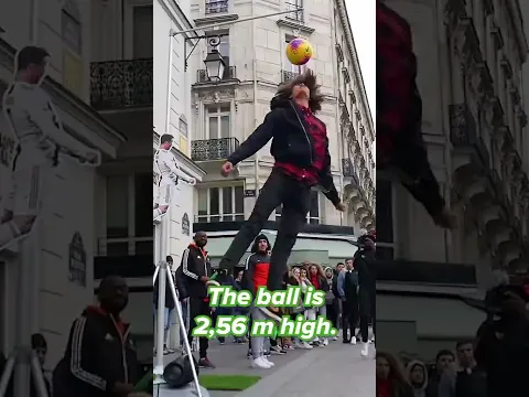 Cristiano Ronaldo Jump Challenge (2,56m) - Do you think you could do it?