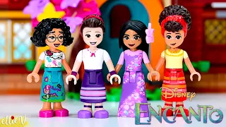 Making The Family Madrigal (well, some of them). Isabela, Luisa and Dolores as custom Lego minidolls