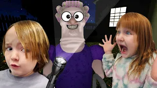 DONT WAKE GRANNY!! Niko & Adley spin the Roblox Wheel and play Grapple and an OBBY Game with Dad!