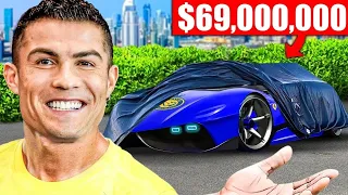 رجل غريب أهدى رونالدو سيارة فاخرة 🤑