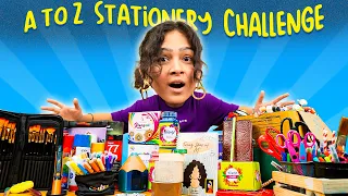 My Complete Stationery Collection from A to Z 🤯🙈 #haul #challenge #craft