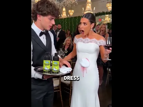 He Ruined Bride's Dress