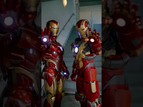 2 Iron Man Suits Are Better Than 1!  Teaming up with Emily The Engineer! #shorts