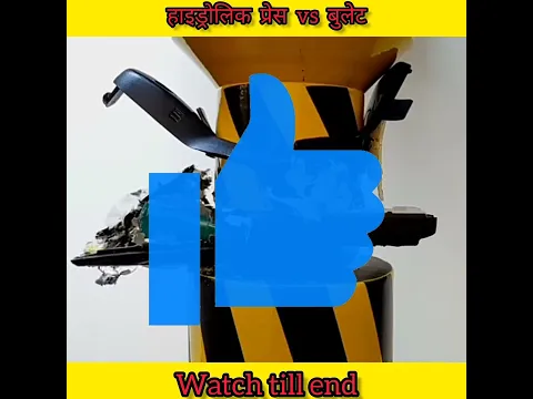 hydraulic press vs bullet 😱 #shorts #short #experiment #shortvideo #viralshort