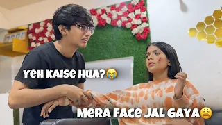 Face Burn Prank on Venky🥵 | AdiVen🤍 | Ft. @Aaditi_ingale07 @venkatesh_pande 