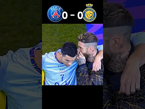 The Last Dance 💔🥹 | Riyadh XI VS PSG | Friendly Match #football #shorts #ronaldo #messi #neymar
