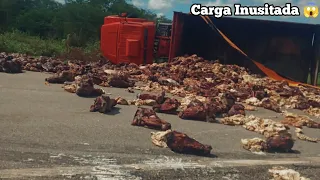 Polêmico!! Caminhão Tomba e Revela Carga Inusitada