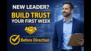 First Time Manager: What to Do in Your First Week as a Leader
