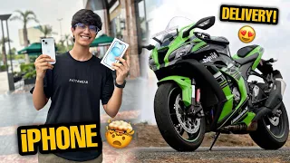 Finally iPhone 15 lelia or new superbike ki delivery fix hogai 😍