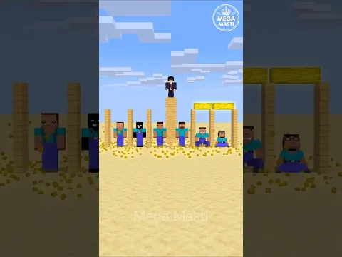 Herobrine Turns Bedrock Into Dust💀| credit by@oreETV | #minecraft #shorts