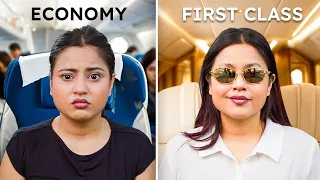 Cheapest vs Most Expensive Plane Seat !
