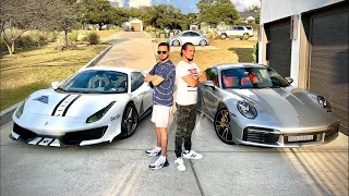 Ferrari Pista Vs Porsche Turbo S! | Salomondrin